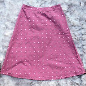 Ann Taylor Vintage Violet Polka Dot Skirt size 0